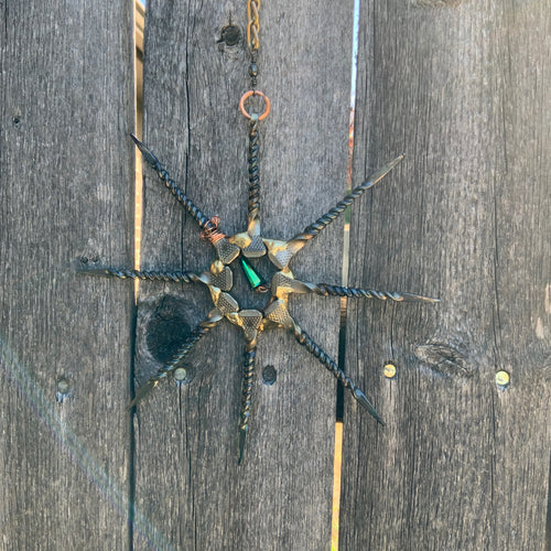 6” Small Star Crystal Suncatcher