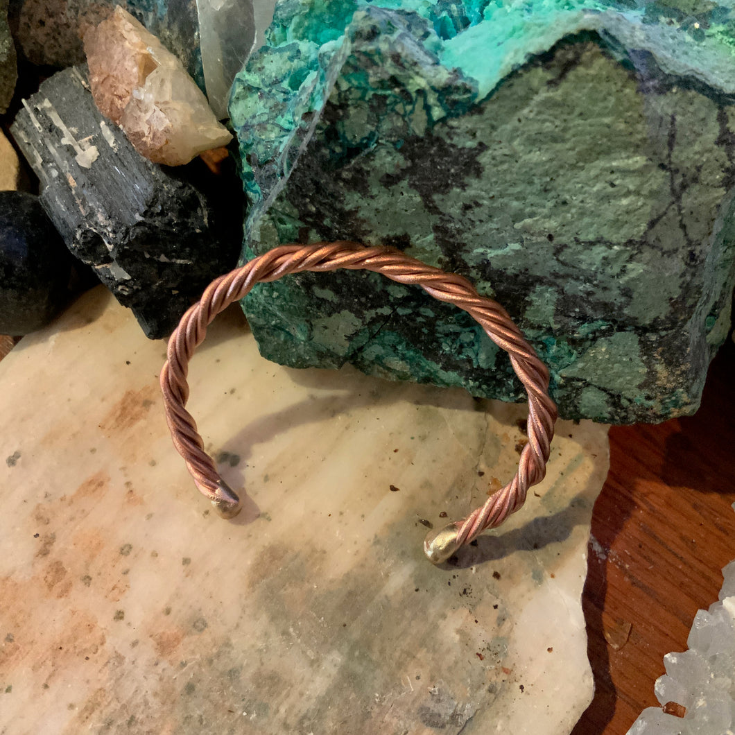 Twisted Copper Bracelet