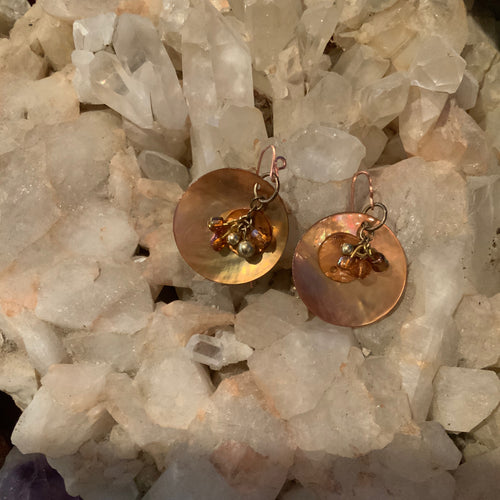 Boho Copper Earrings