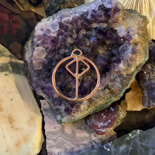2” Copper Bind Runes Symbols - Protection 1