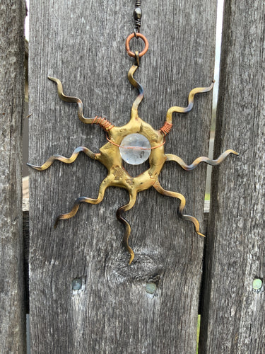 4” Mini Sun Crystal Suncatcher