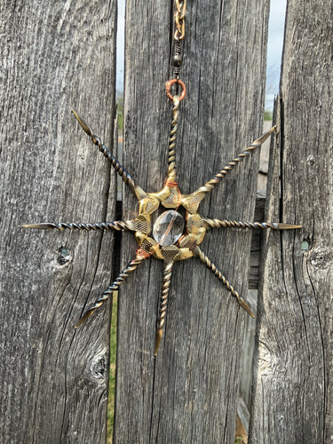 6” Small Star Crystal Suncatcher