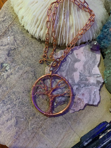 Tree of Life and Copper Necklace